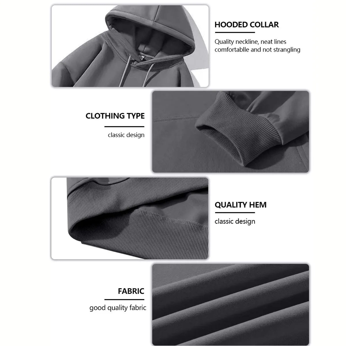 Heavyweight Hooded Sweatshirt For Men And Women Casual Wear