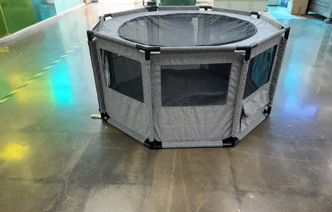 Dog Playpen Portable Water Resistant Indoor Outdoor Kennel