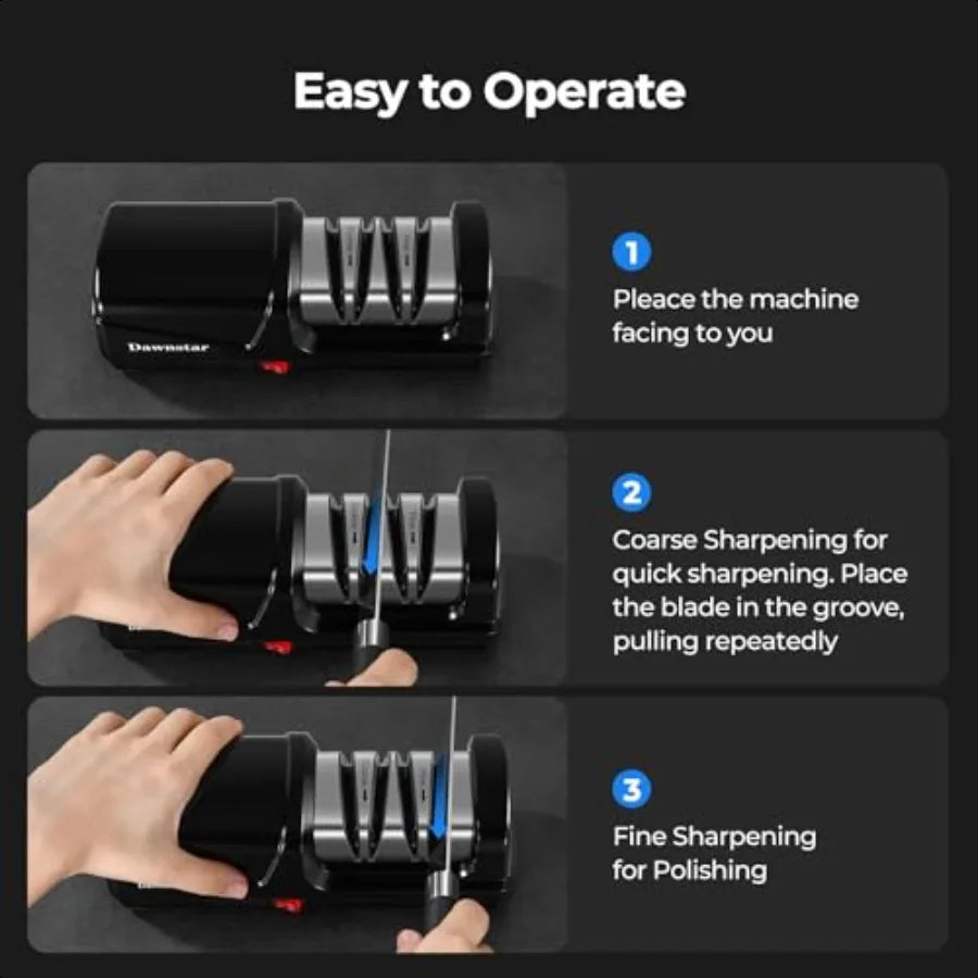 Diamond Electric Knife Sharpener for Stainless Steel Knives