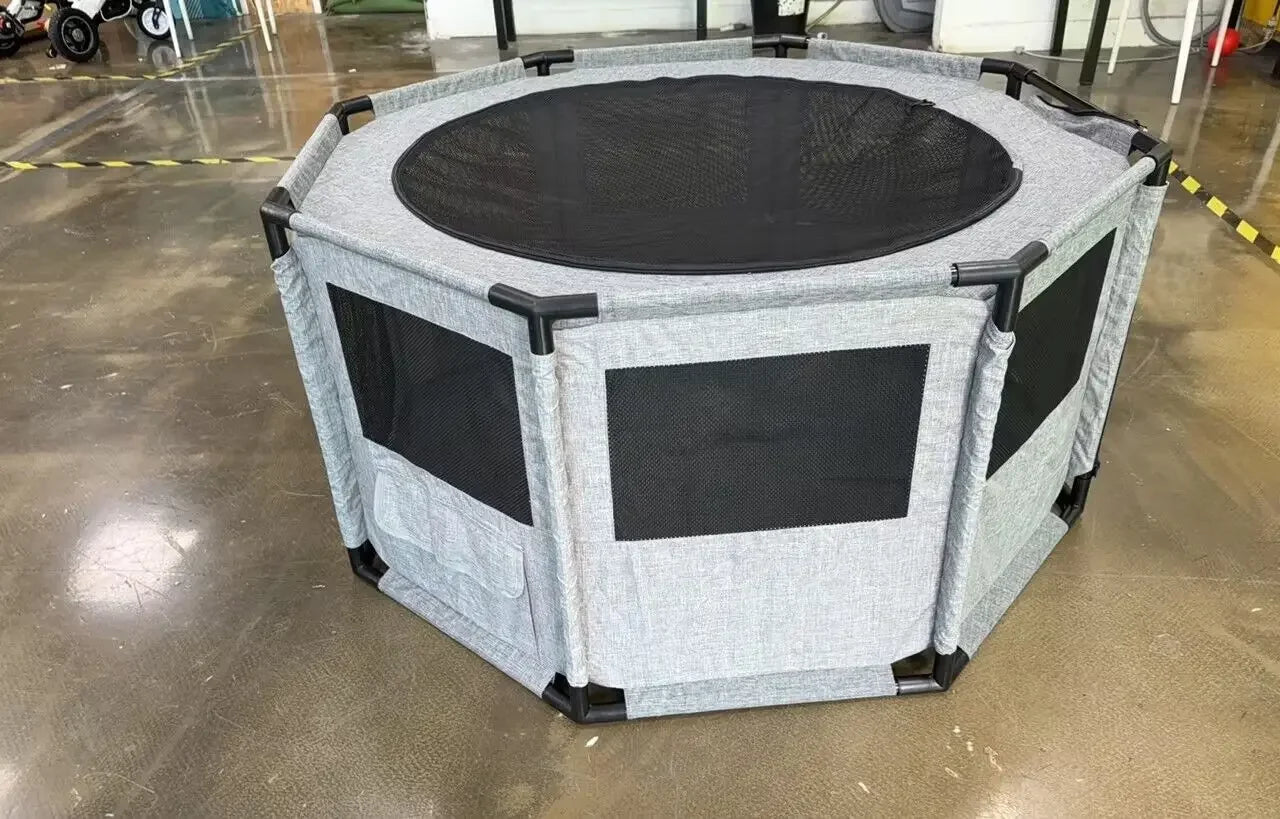 Dog Playpen Portable Water Resistant Indoor Outdoor Kennel