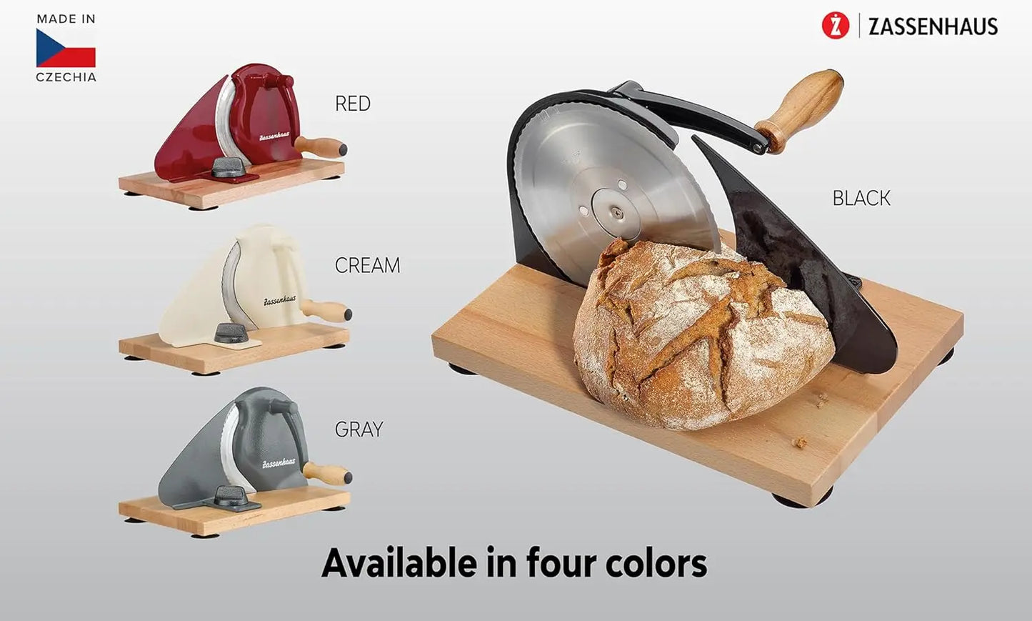 XMSJ Manual Bread Slicer Hand Crank for Home Durable Aluminum