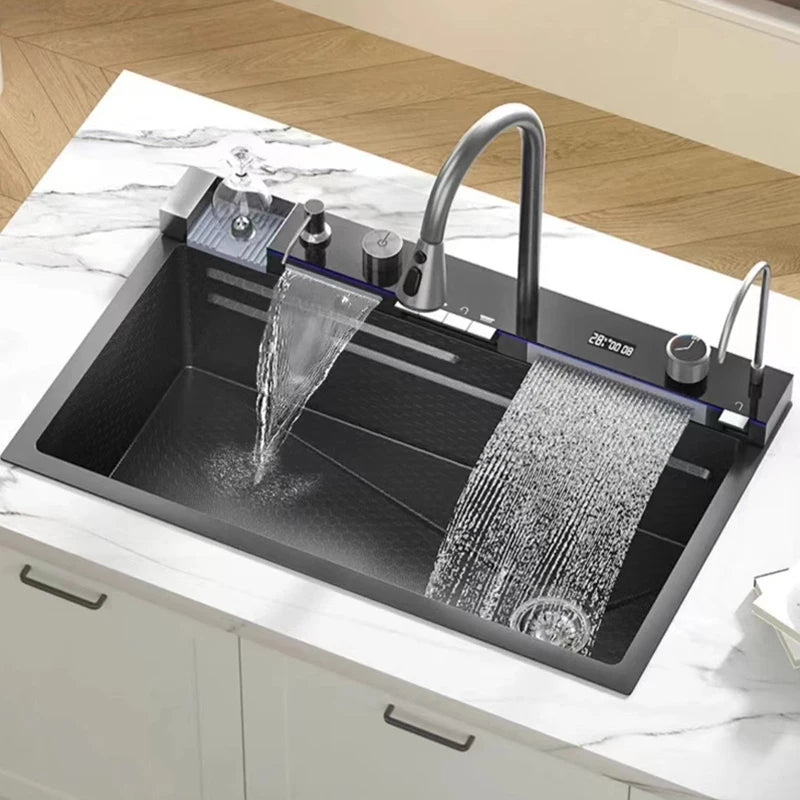 Rozin 304 Stainless Steel Kitchen Sink Waterfall Faucet