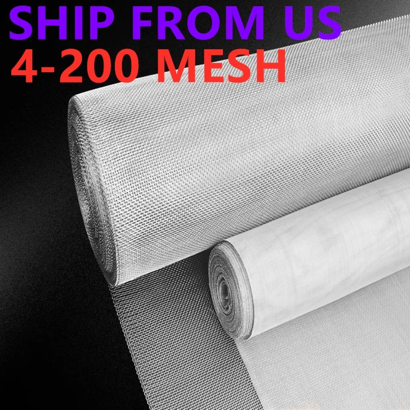 304 Stainless Steel Woven Wire Mesh Filter Screen 200 Mesh