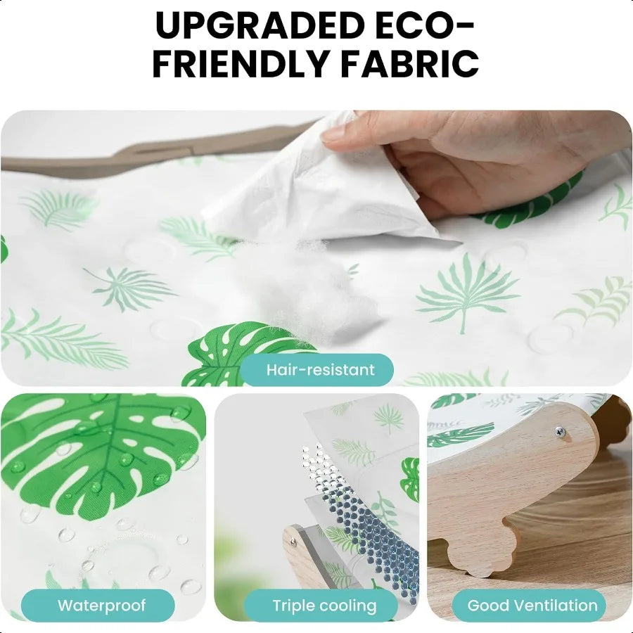 Cat Cooling Mat Elevated Hammock for Comfortable Pet Relaxation