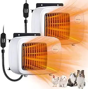 Dog House Heater With Thermostat And Overheat Protection