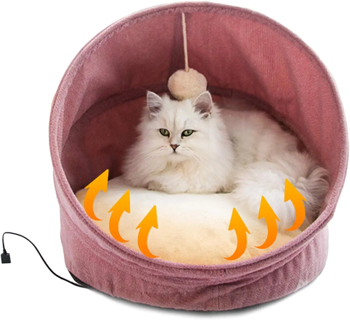 Heated Cat Bed Warm Pet Heating Pad For Indoor Cats