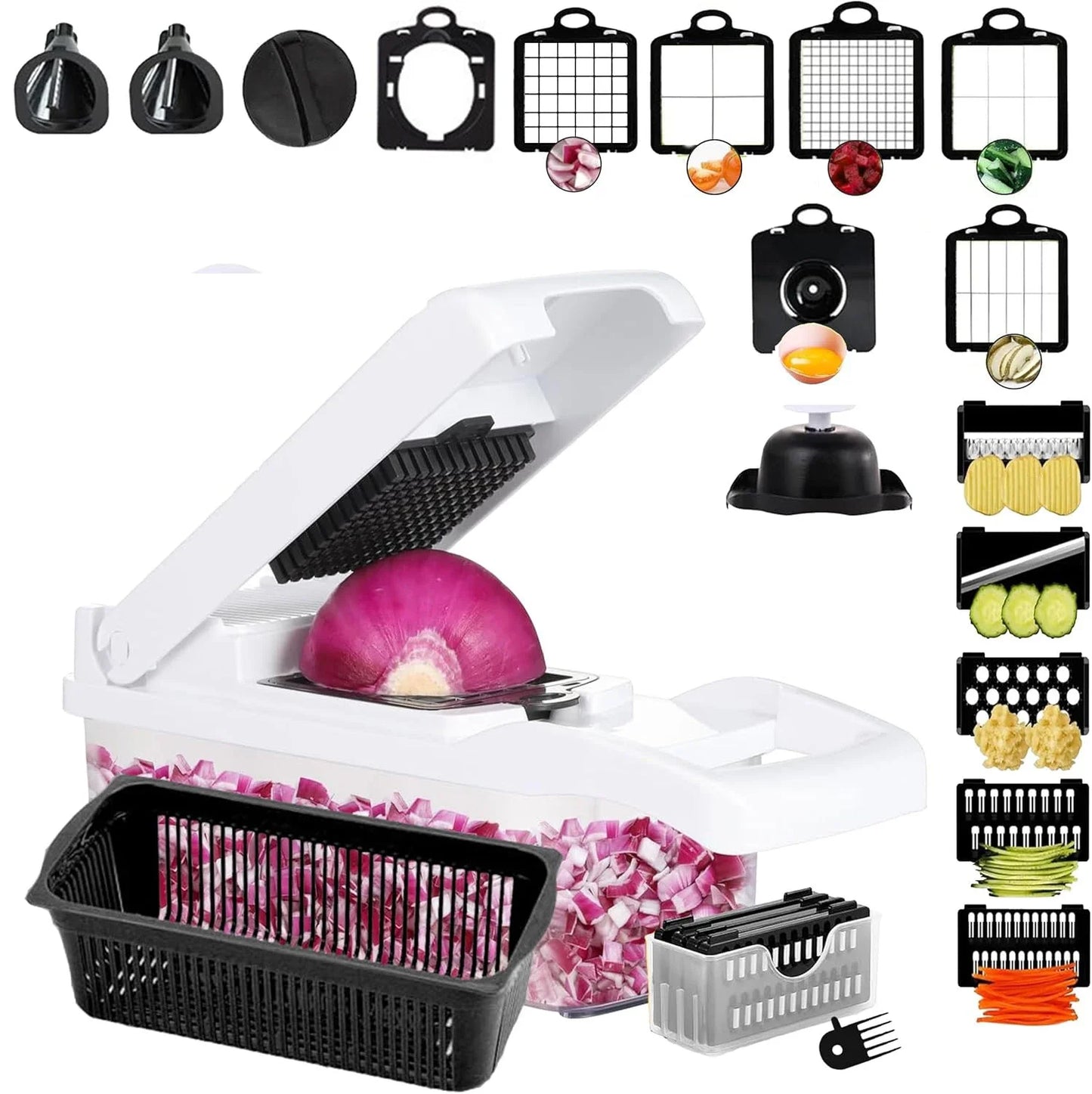 25 in 1 Multifunctional Vegetable Chopper and Kitchen Gadget Tool