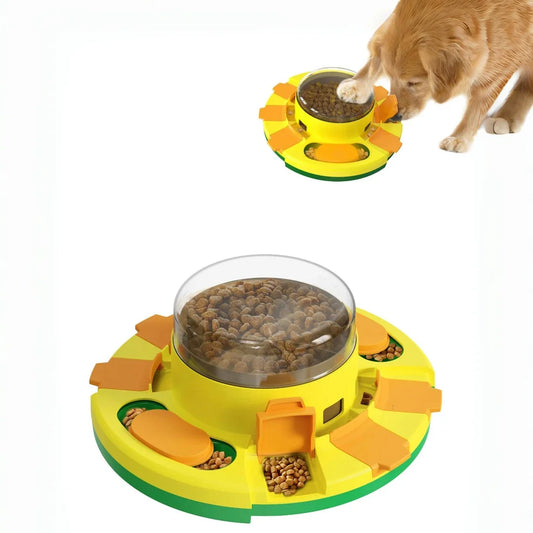 Interactive Dog Puzzle Toy Slow Feeder Dispenser For Treats