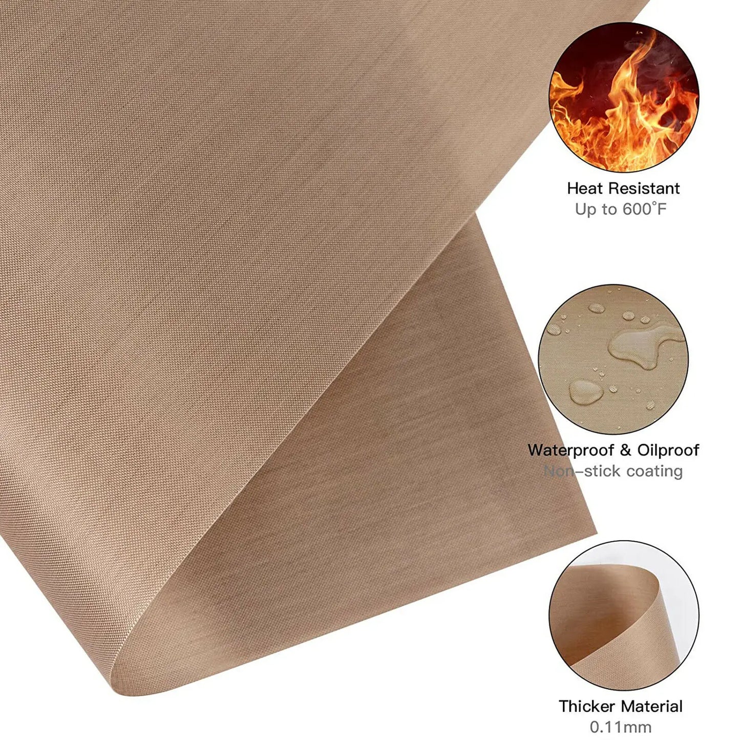 Reusable Heat Resistant Baking Sheet Nonstick Oven Mat