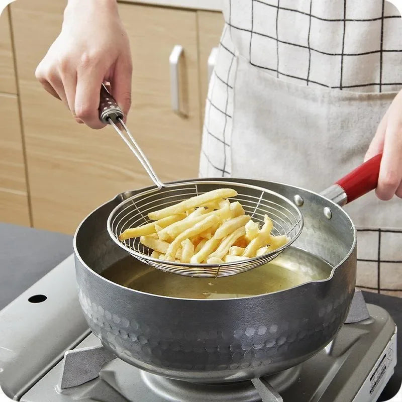 Stainless Steel Frying Strainer Skimmer Spoon For Kitchen