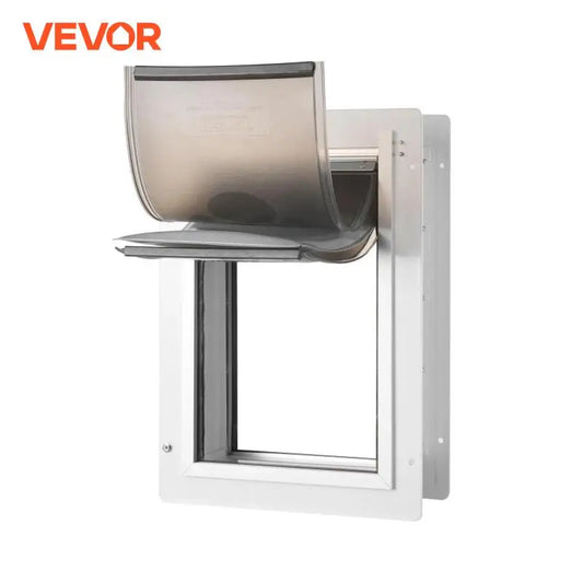 Weatherproof Metal Pet Door with Lock and Easy Installation