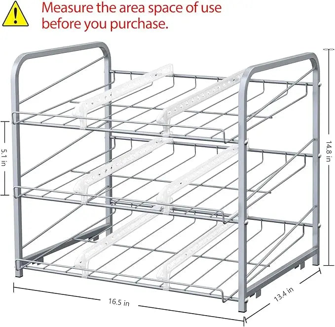 Hign-concerned Can Dispenser Rack 2-Piece Pantry Organizer