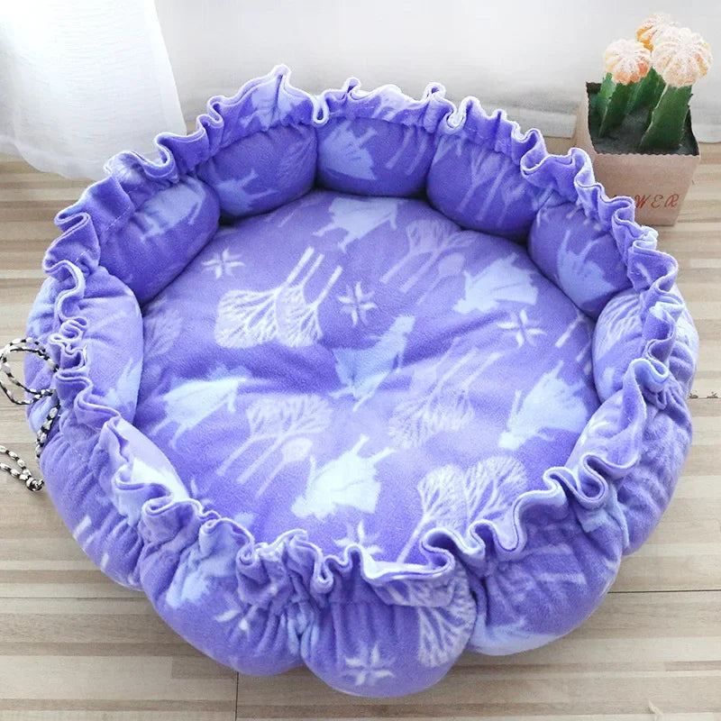 Henan Soft Cat Bed Adjustable Cushion Round Warm