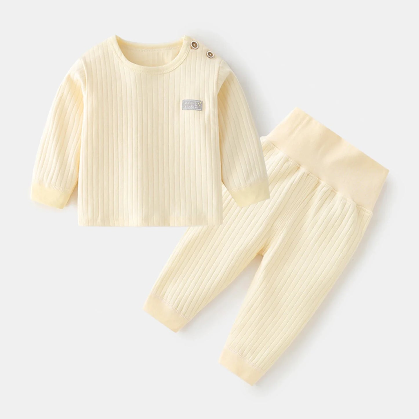 Cozy Autumn Winter Thermal Baby Pajama Set Unisex Sleepwear