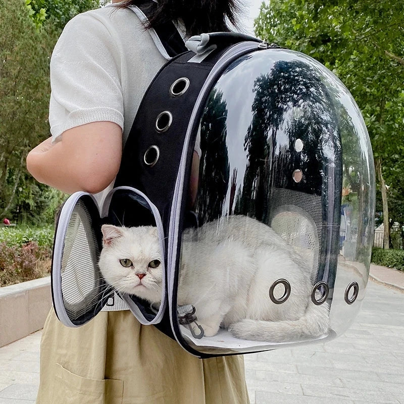 Space Capsule Pet Carrier Bag for Cats and Small Dogs