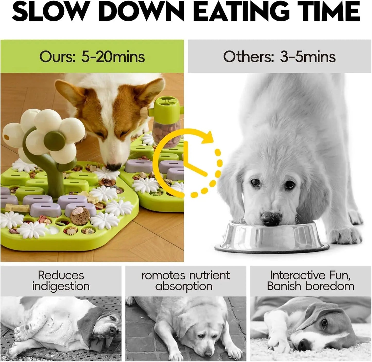 MEWOOFUN Level 4 Dog Puzzle Toy Enrichment IQ Training