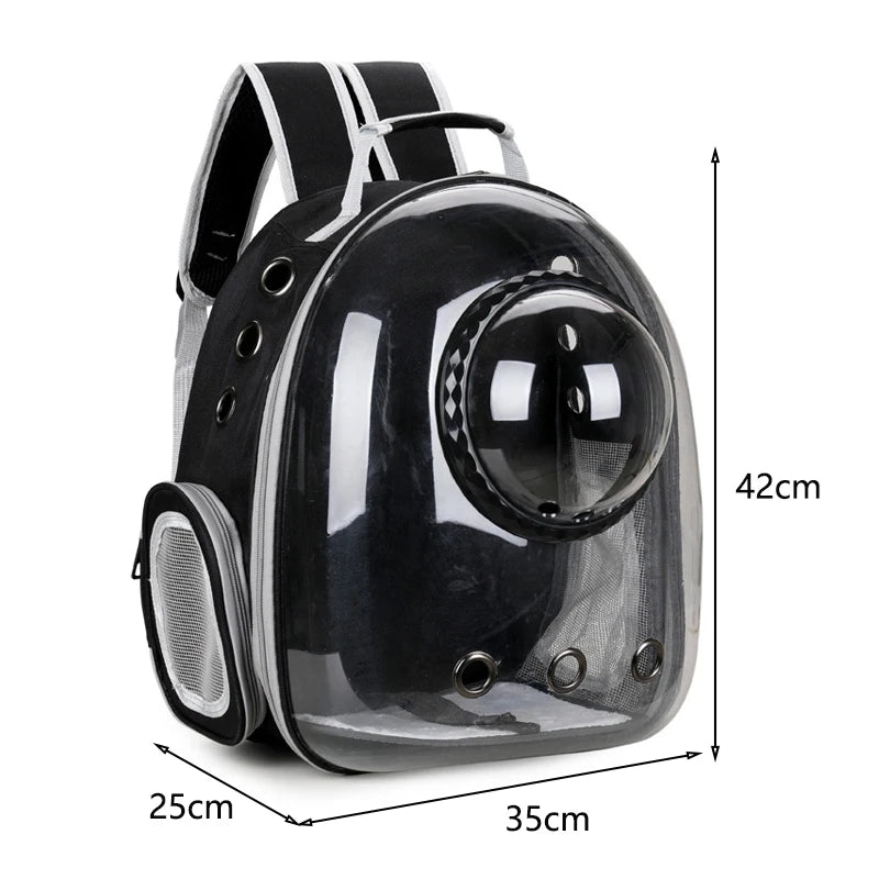 Space Capsule Pet Carrier Bag for Cats and Small Dogs