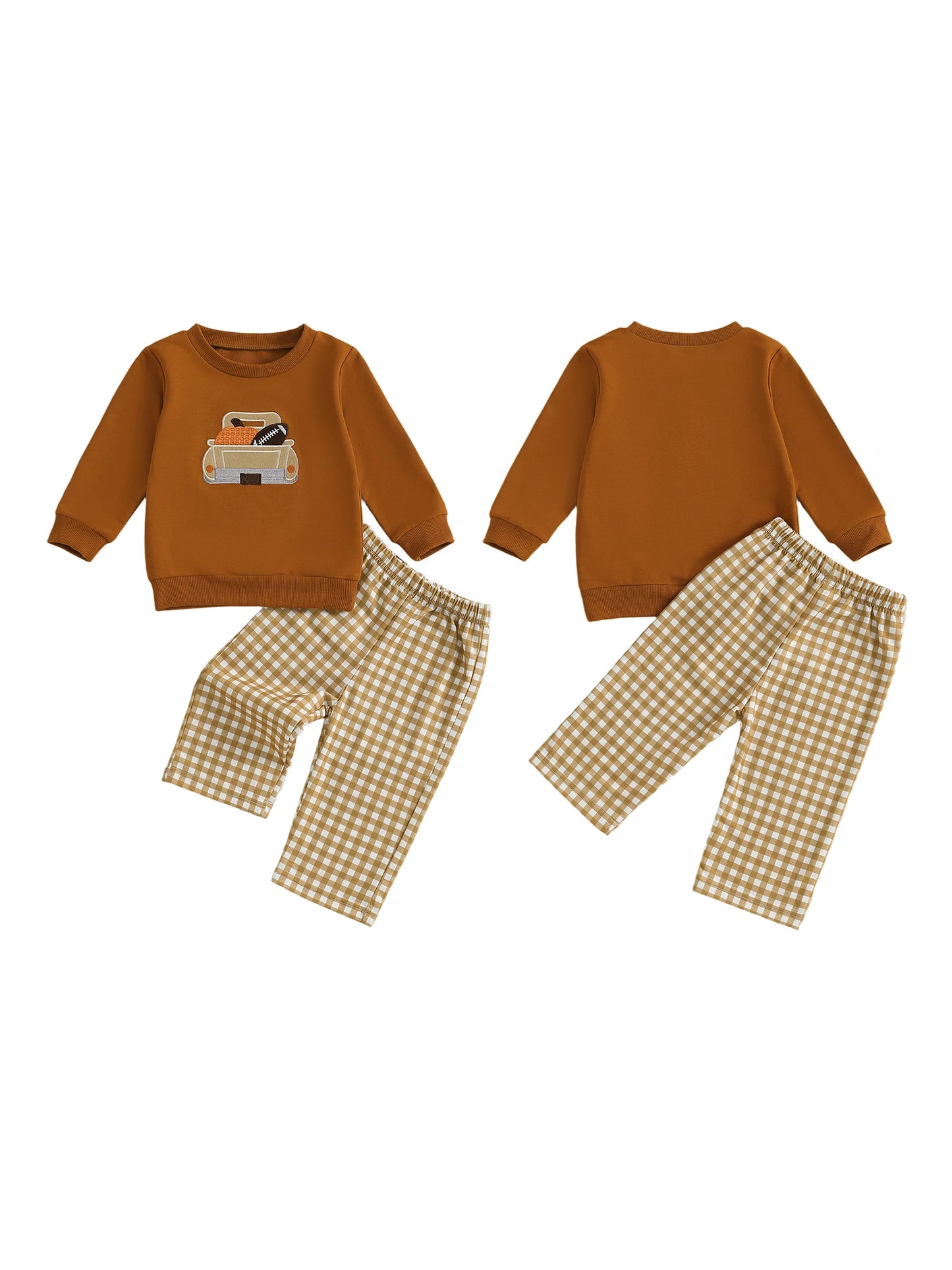 CN Guangdong Baby Boys Thanksgiving Turkey Embroidery Set
