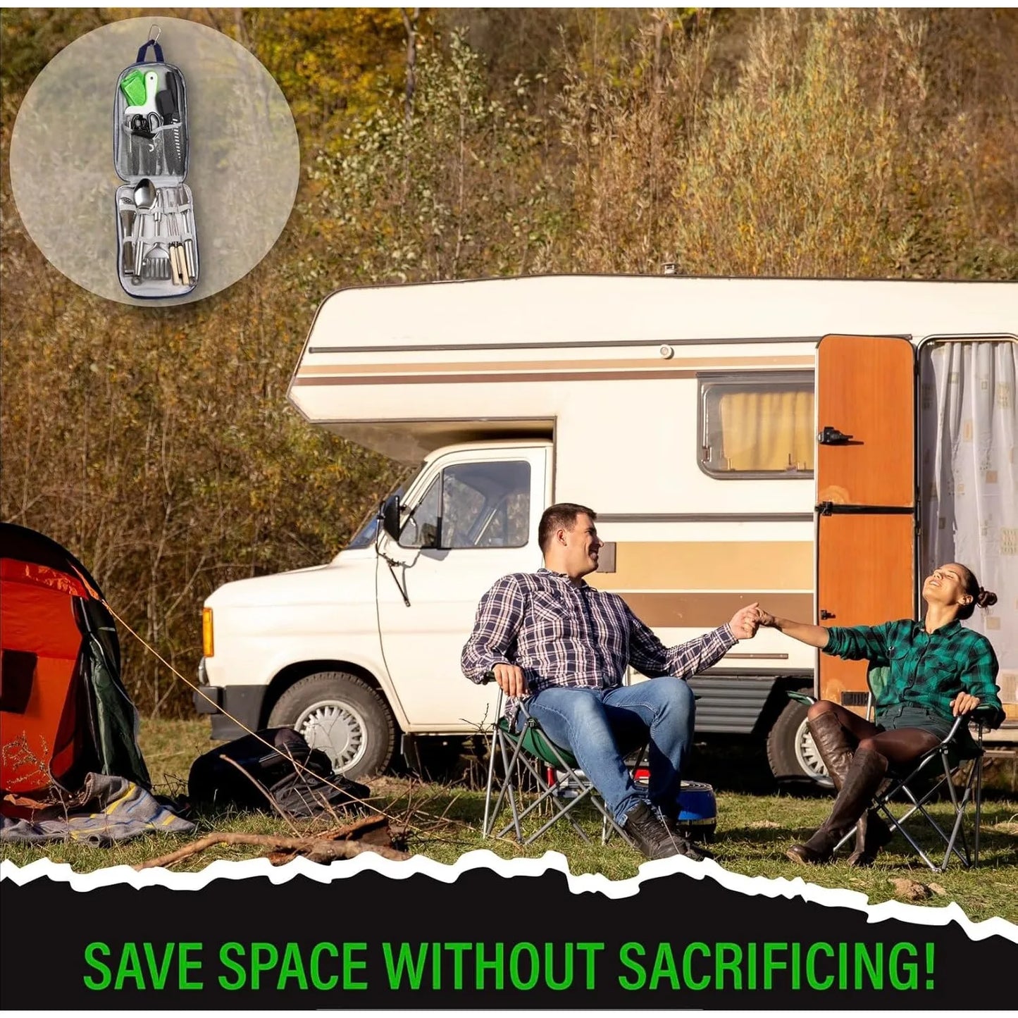 Camp Kitchen Utensil Set For Outdoor Cooking Gear Kit