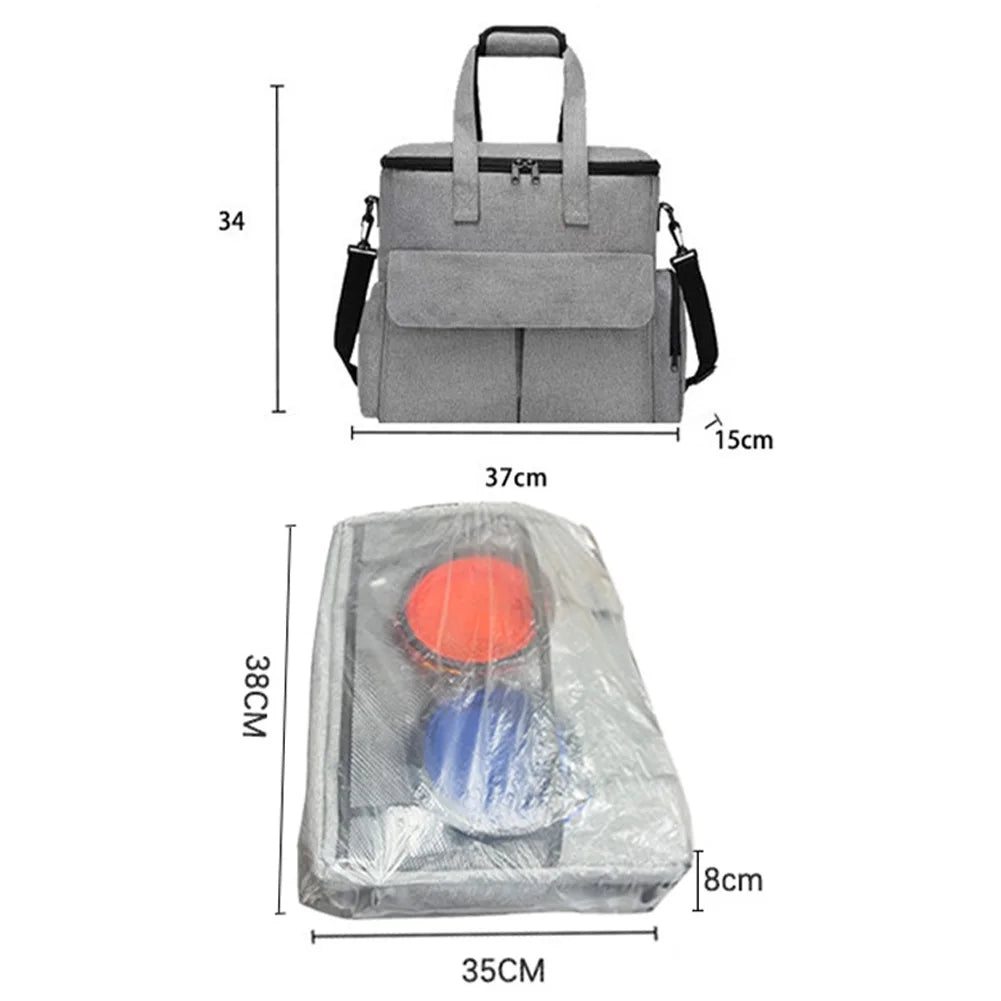 Dog Travel Backpack Organizer with Food Bags and Bowls