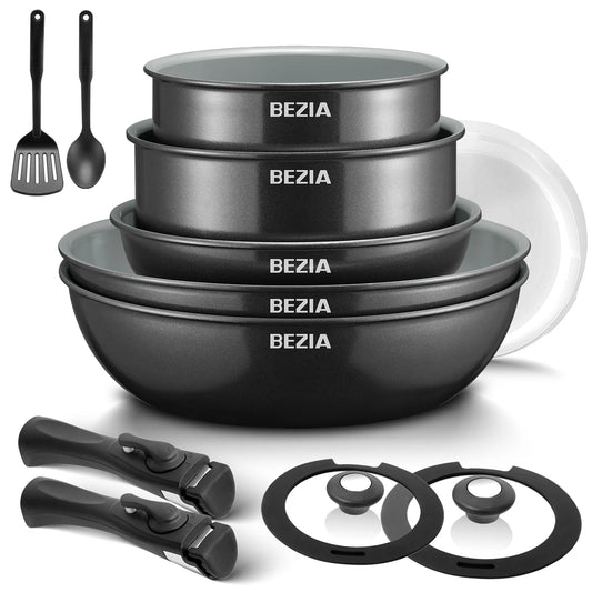 Feature Induction Cookware Set 13pc Detachable Handles