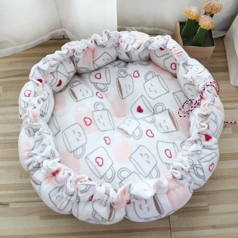 Henan Soft Cat Bed Adjustable Cushion Round Warm