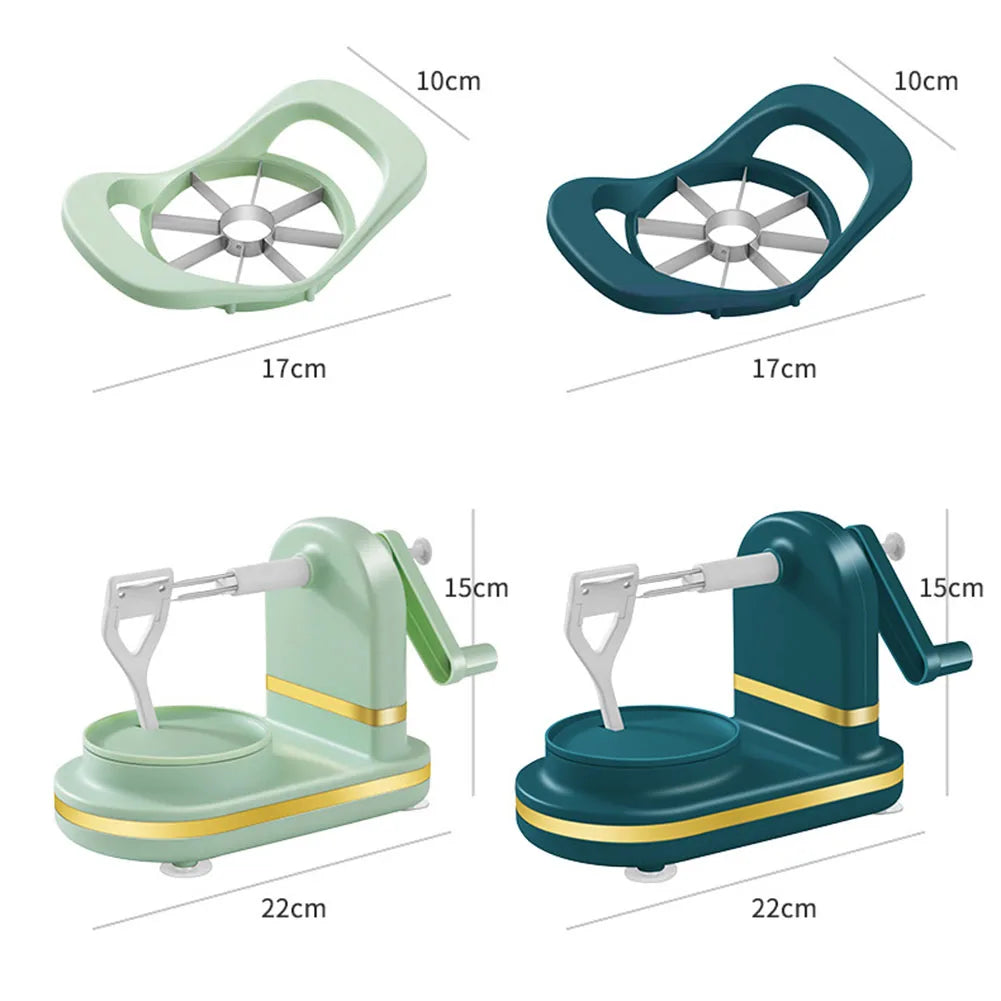 Manual Apple Peeler And Crusher With Stainless Steel Blades