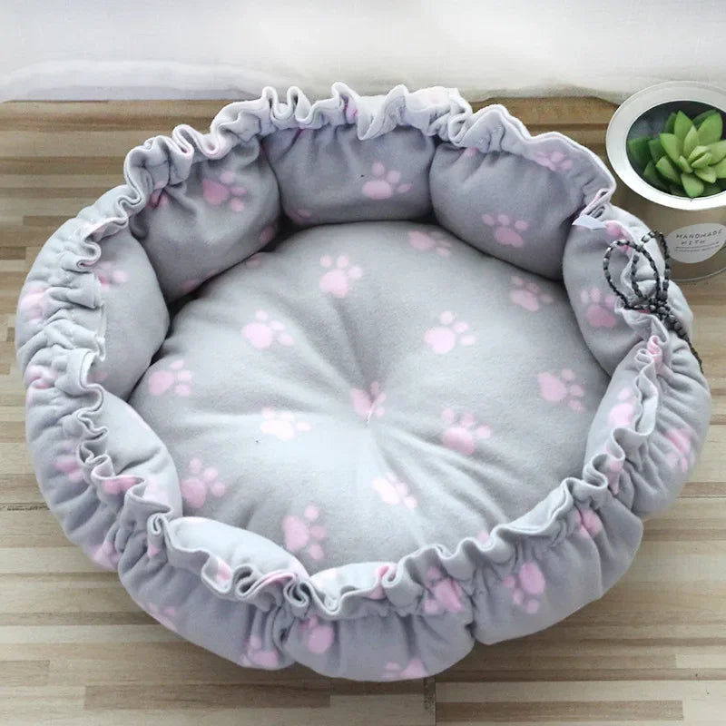 Henan Soft Cat Bed Adjustable Cushion Round Warm