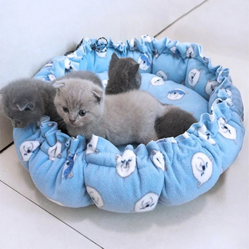 Henan Soft Cat Bed Adjustable Cushion Round Warm