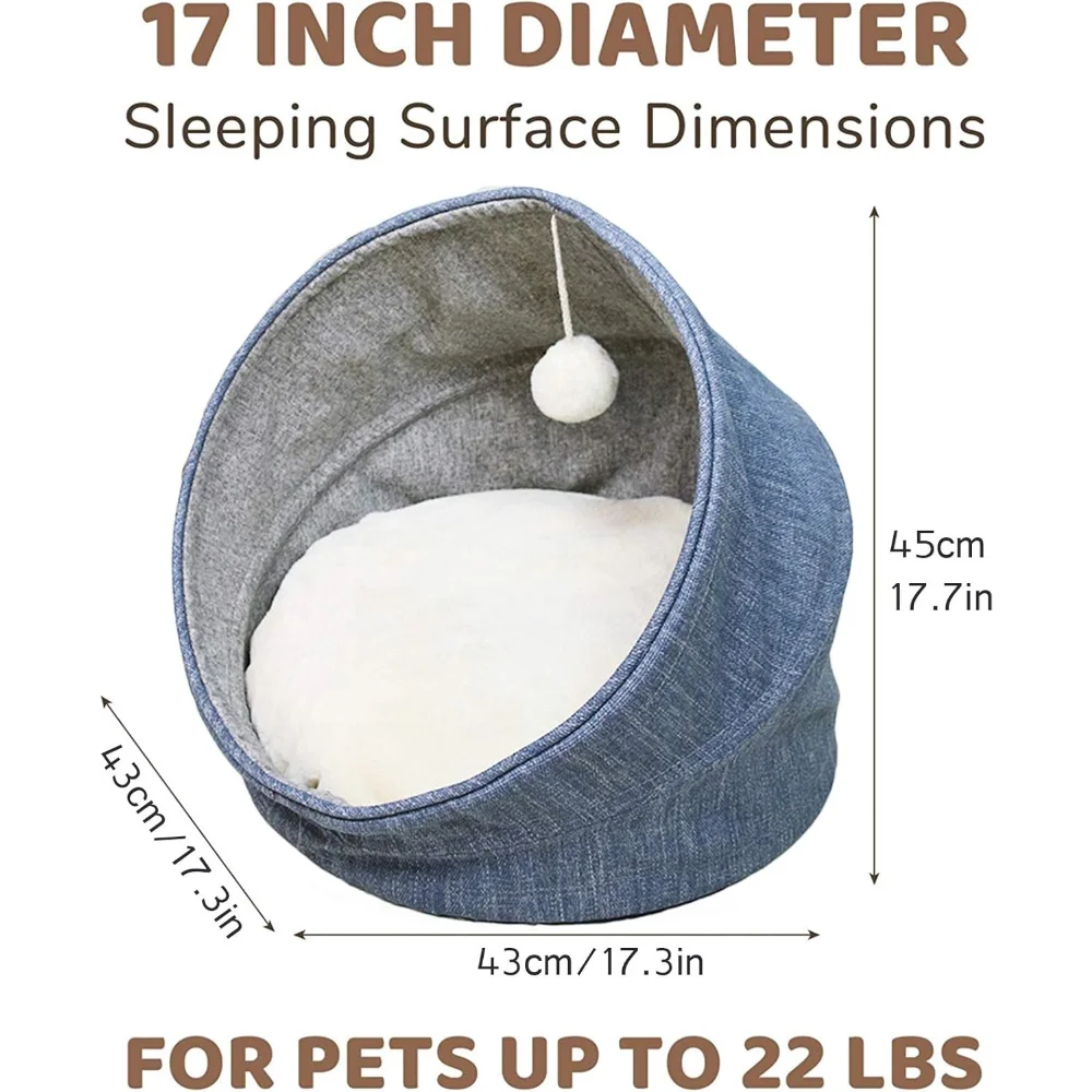 Heated Cat Bed Warm Pet Heating Pad For Indoor Cats