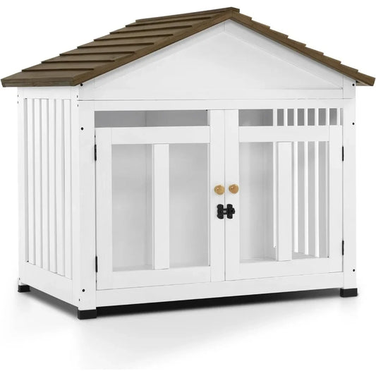 Guangbai Wooden Dog House Kennel For Small And Medium