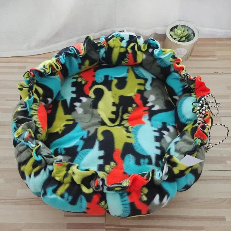Henan Soft Cat Bed Adjustable Cushion Round Warm
