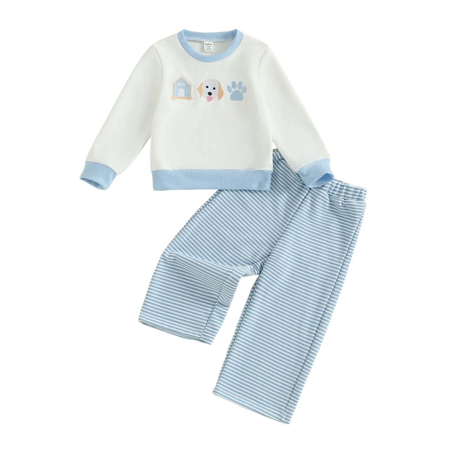 Emmababy Floral Hooded Jacket and Corduroy Pants Set