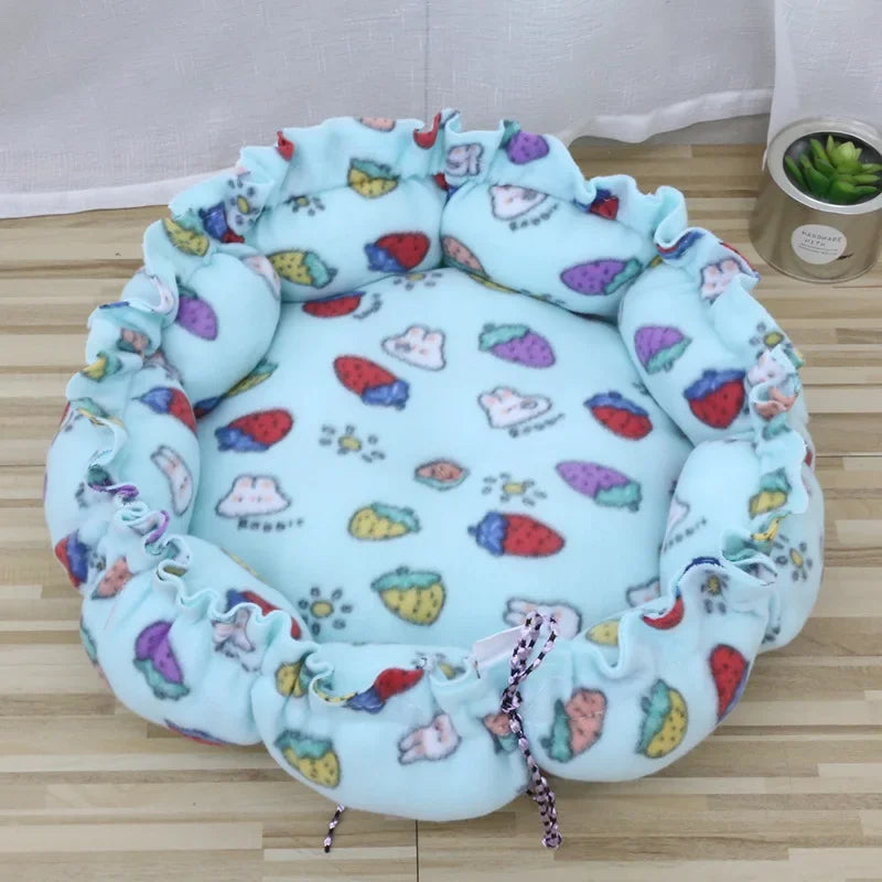 Henan Soft Cat Bed Adjustable Cushion Round Warm