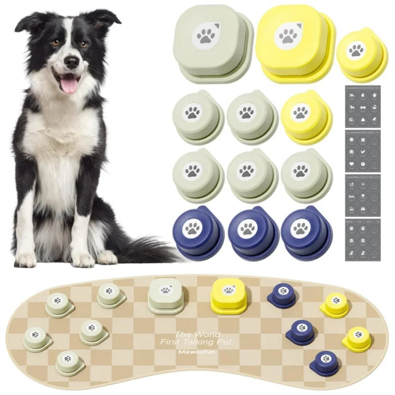 Mewoofun Dog Talking Button Set for Communication Training