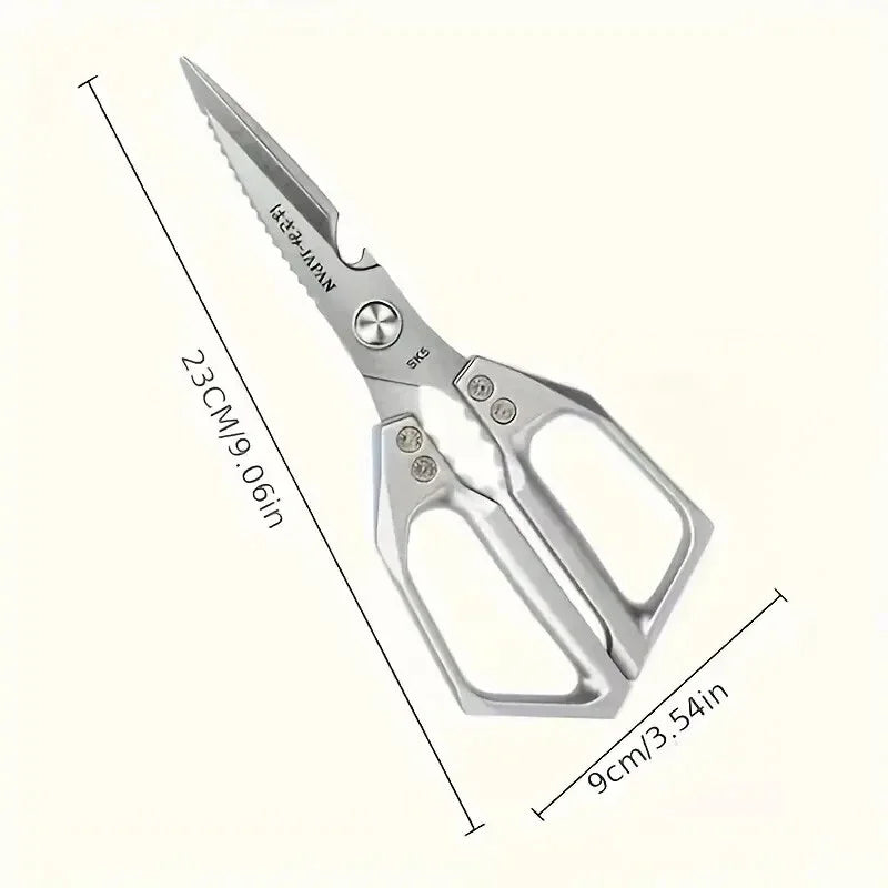 High Concerned IndustrialGrade Kitchen Scissors Stainless Steel Super Sharp Shears