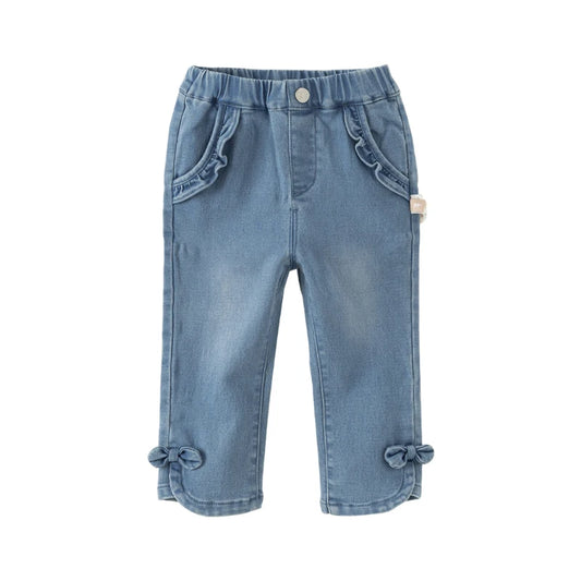 Dave Bella Girls Denim Jeans Soft Elastic Casual Pants