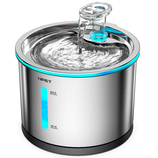 Hign-concerned NPET Cat Water Fountain Stainless Steel