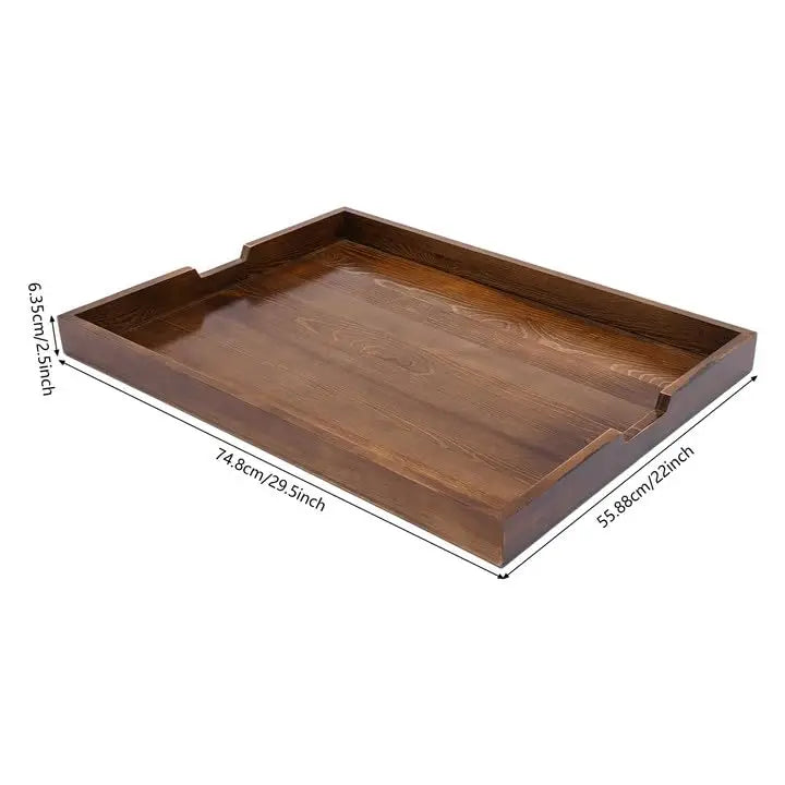 Noodle Board Stove Cover With Built In Handles Extra Thick Pine Wood Cutting Board For Gas And Electric Stoves