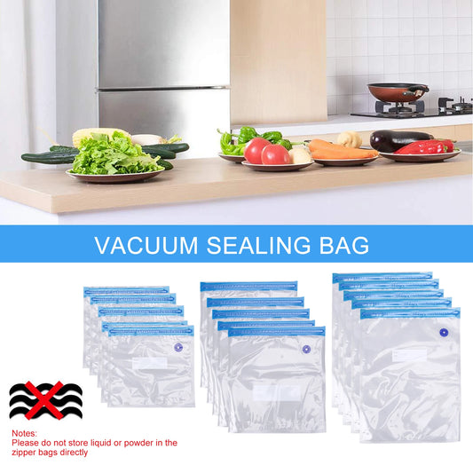 Shunmaii PremiumIndustrialGrade Reusable Vacuum Food Storage Bags for SousVideCooking