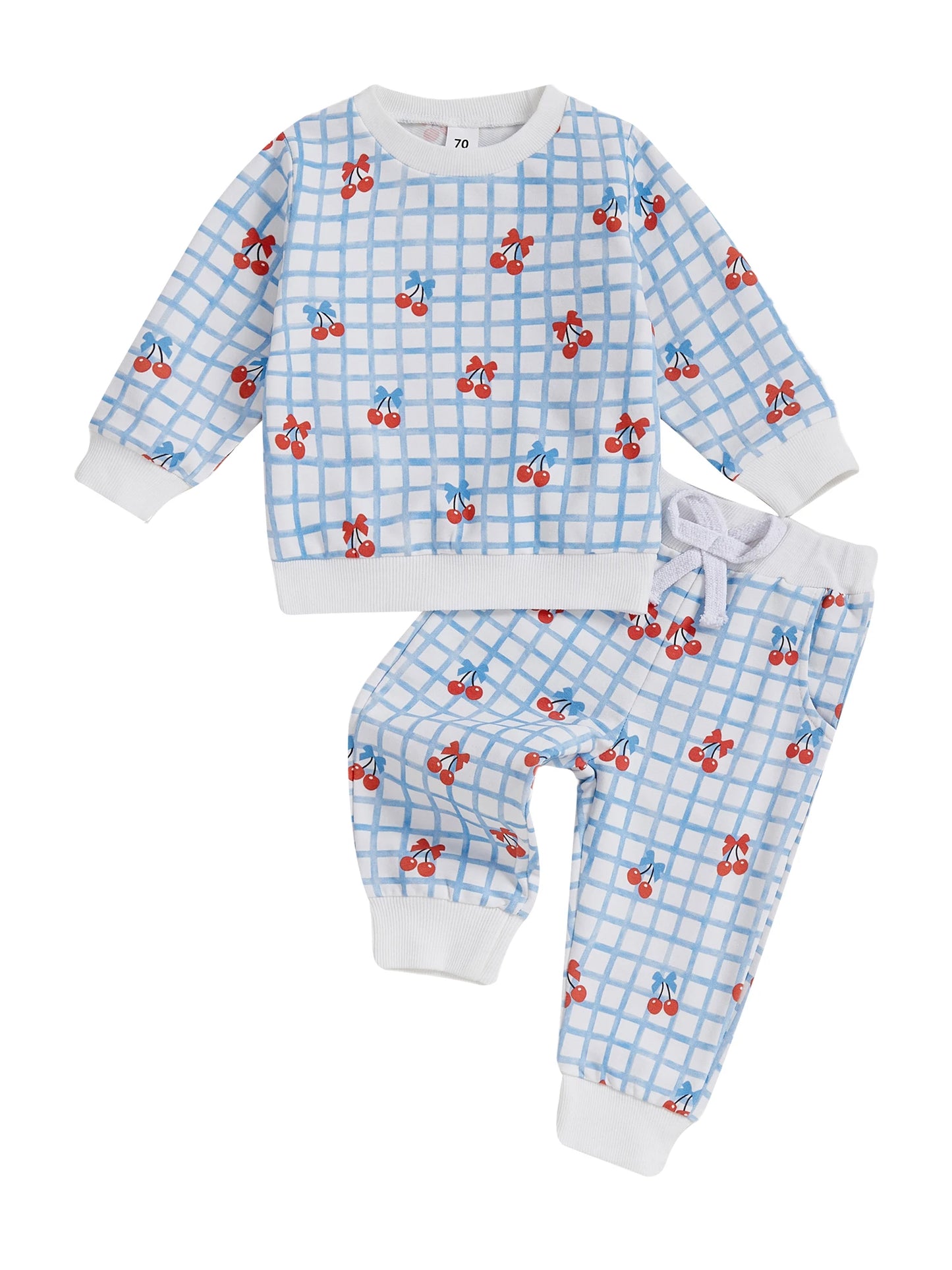 Autumn Baby 2 Piece Knit Set With Bowknot Suspender Skirt