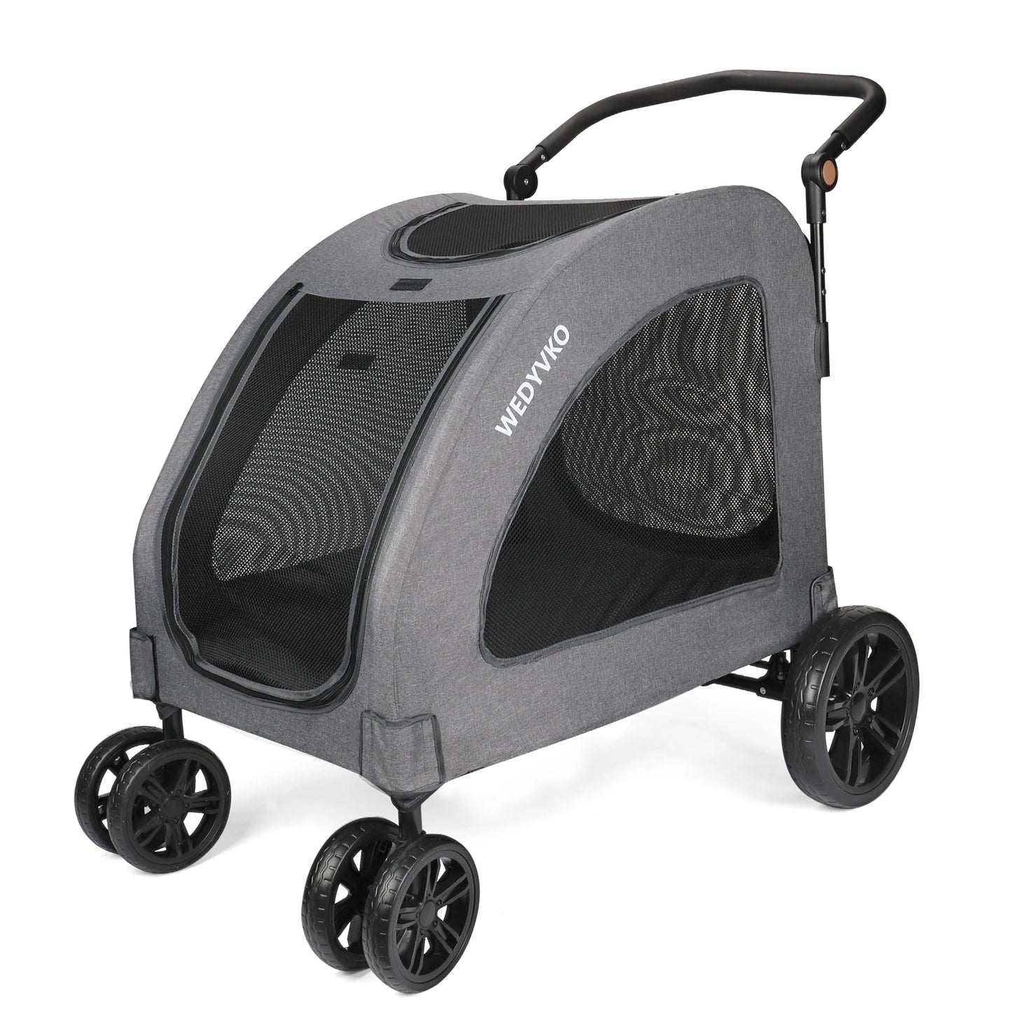 Premium Pet Stroller With Three Wheels For Dogs And Cats