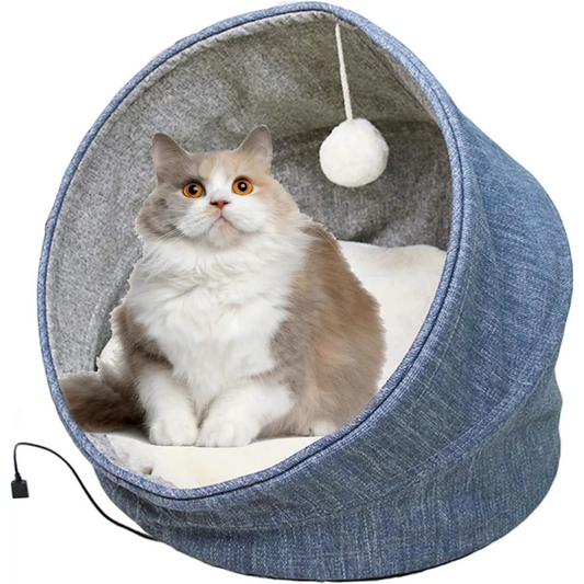 Heated Cat Bed Warm Pet Heating Pad For Indoor Cats
