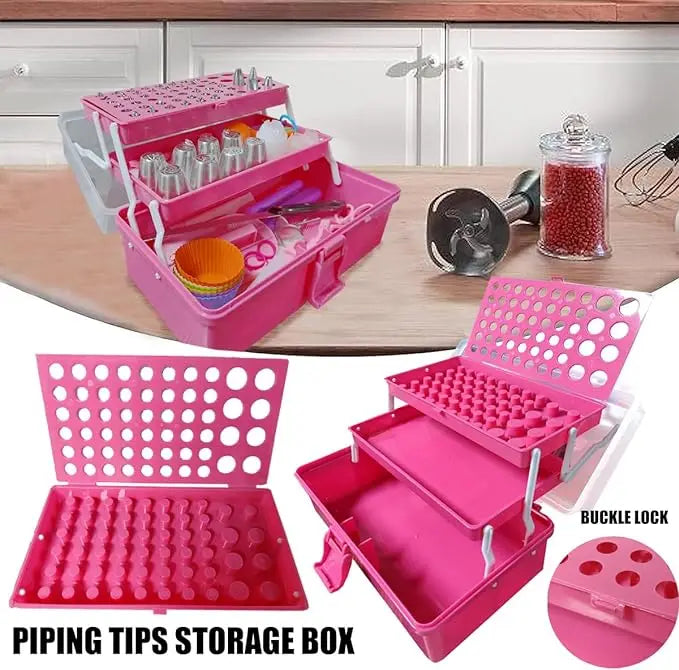 Feature 359PCs Cake Decorating Kit With 66 Piping Tips