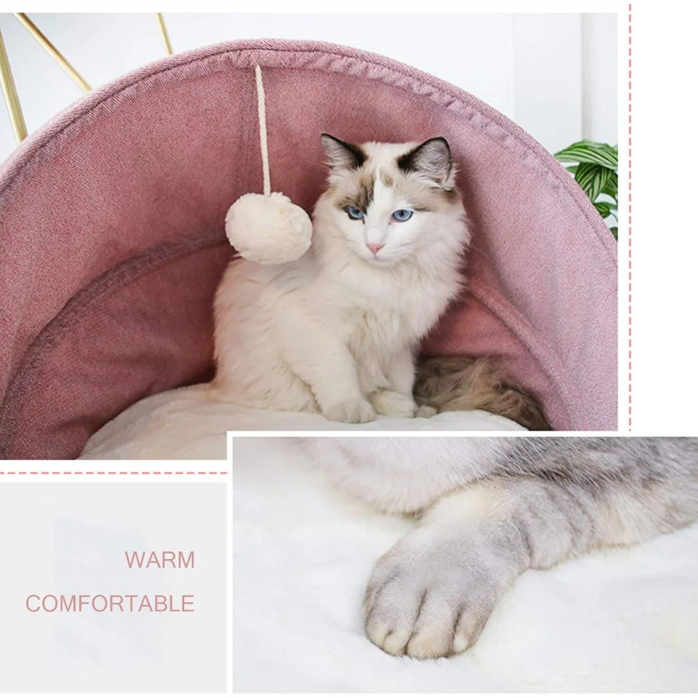 Heated Cat Bed Warm Pet Heating Pad For Indoor Cats