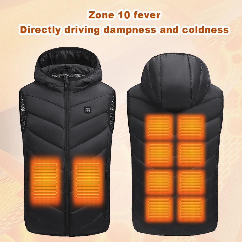 Kids Heated Jacket With USB Heating Zones For Winter Warmth