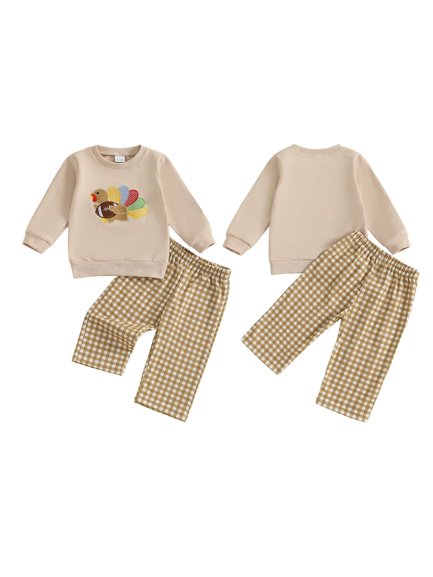 CN Guangdong Baby Boys Thanksgiving Turkey Embroidery Set