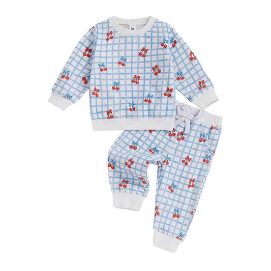 Autumn Baby 2 Piece Knit Set With Bowknot Suspender Skirt
