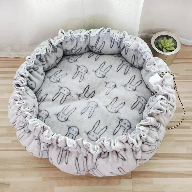 Henan Soft Cat Bed Adjustable Cushion Round Warm