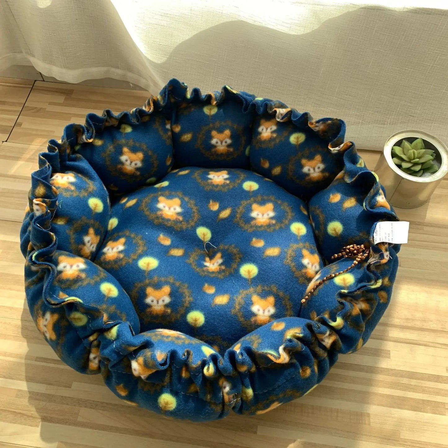 Henan Soft Cat Bed Adjustable Cushion Round Warm